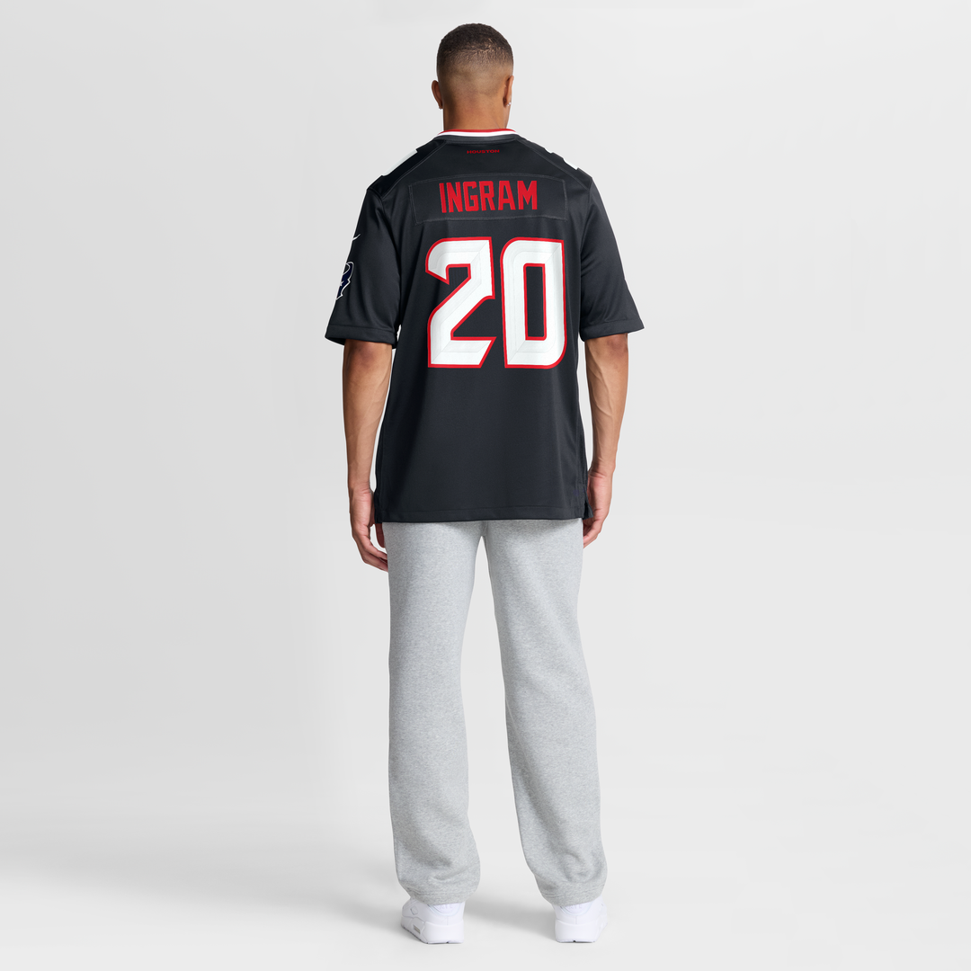 Men's Houston Texans Ja'Marcus Ingram Nike  Navy Team Game Jersey