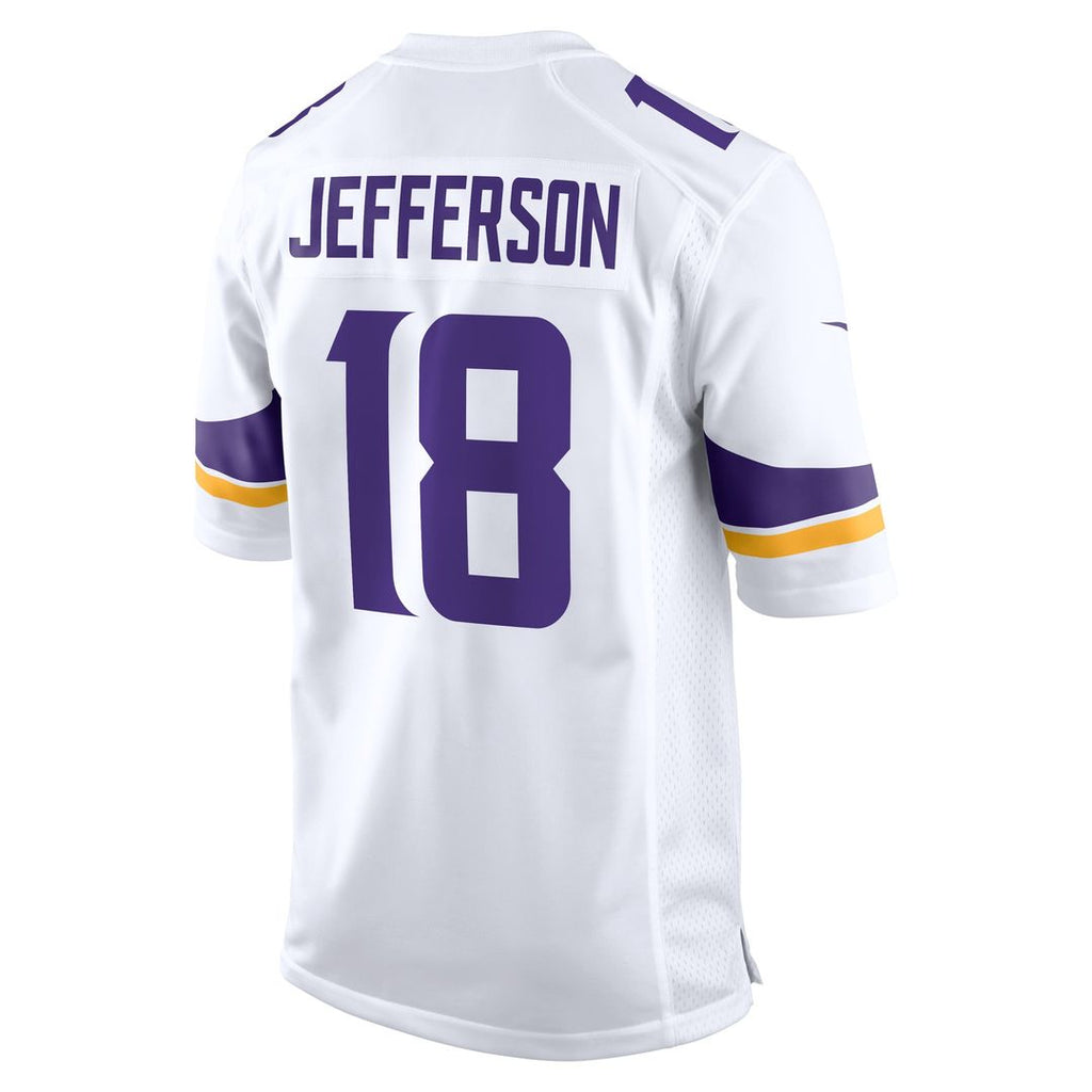 Men's Minnesota Vikings Justin Jefferson Nike Purple Player Game Jersey