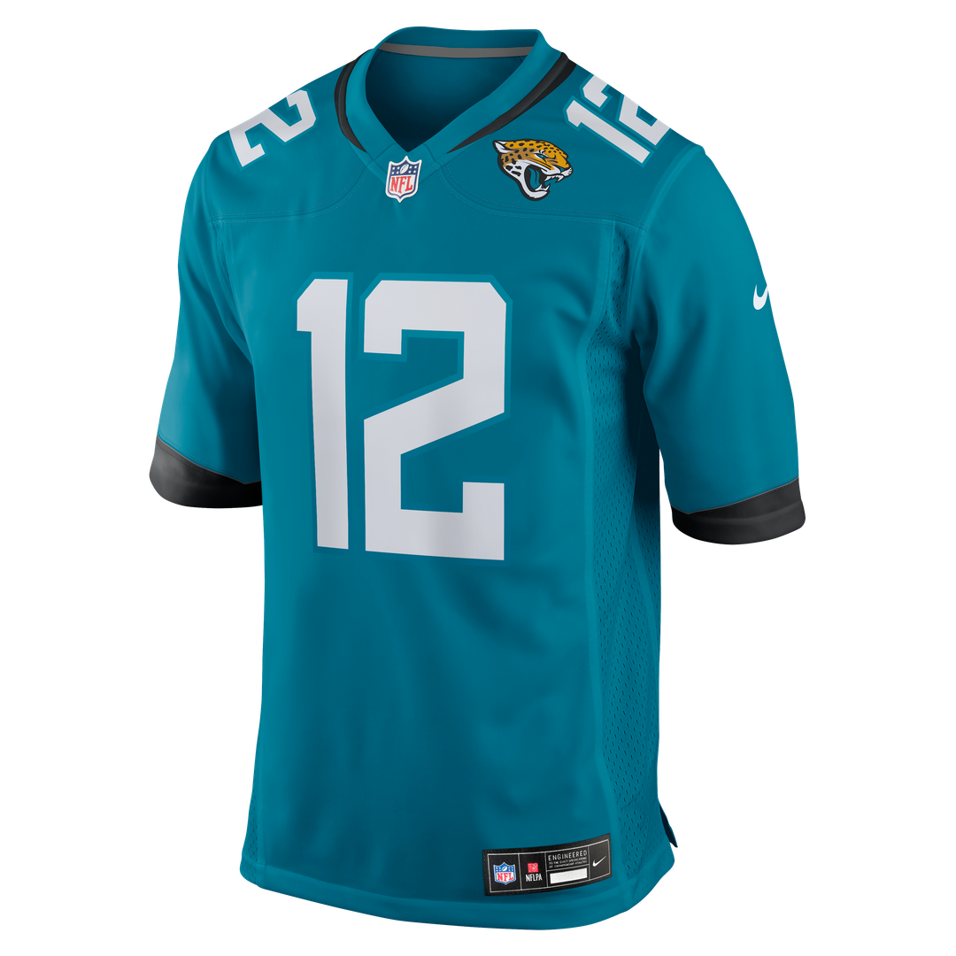 Men's Jacksonville Jaguars Travis Hunter Nike Teal Team Game Jersey