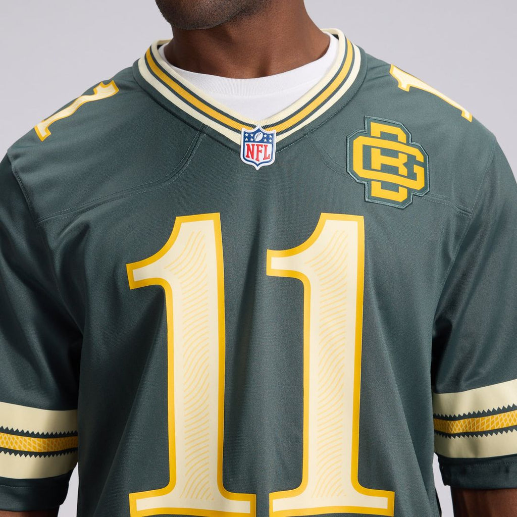 Men's Green Bay Packers Jayden Reed Nike Green 2026 Rivalries Collection Game Jersey