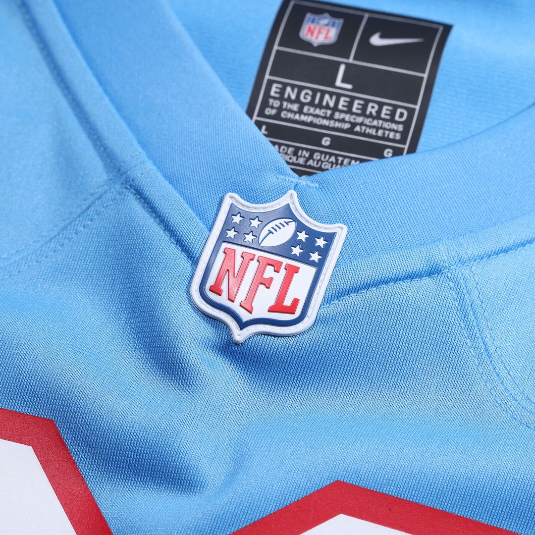 Men's Tennessee Titans Warren Moon Nike Light Blue Retired Player Alternate Game Jersey