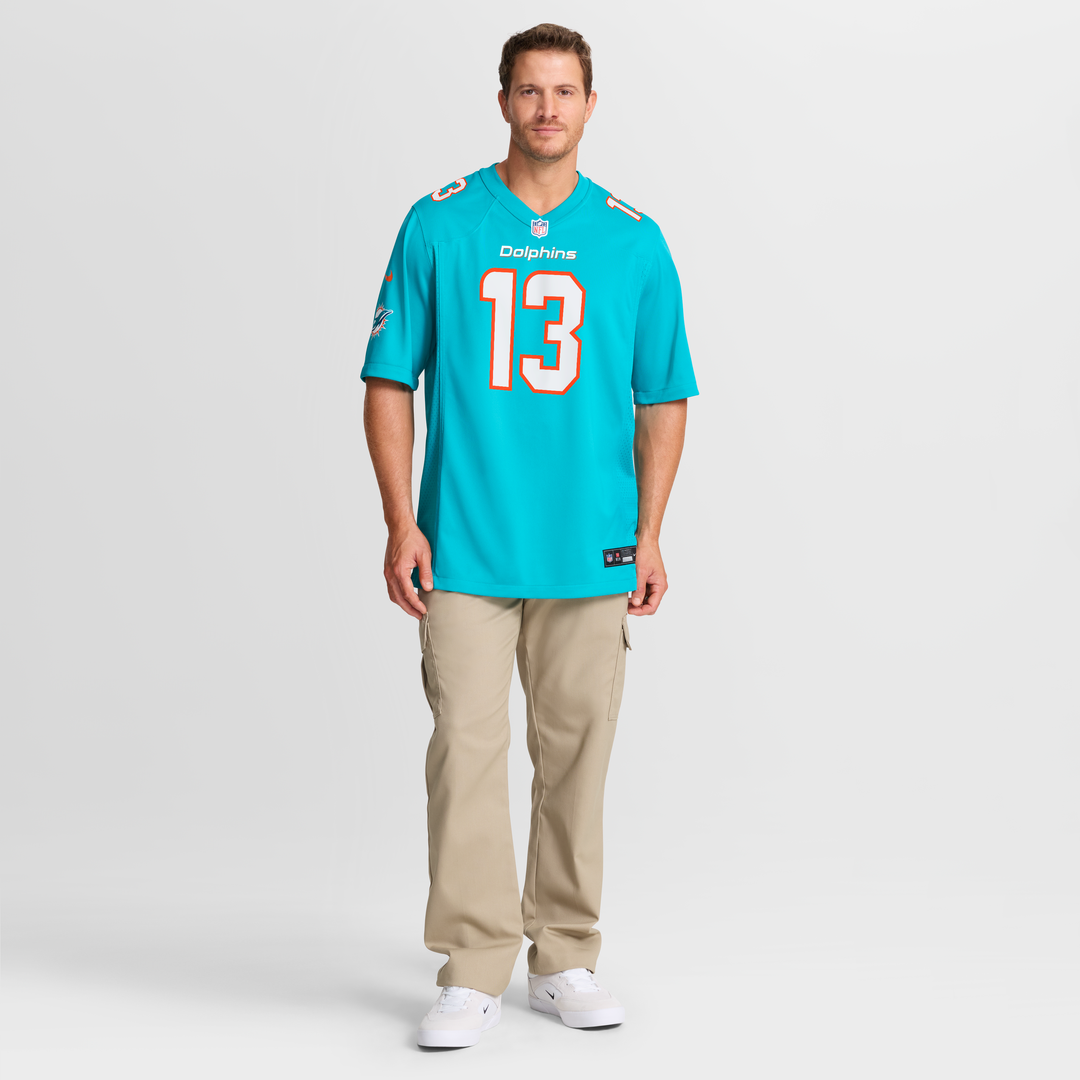 Men's Miami Dolphins Dan Marino Nike Aqua Game Retired Player Jersey