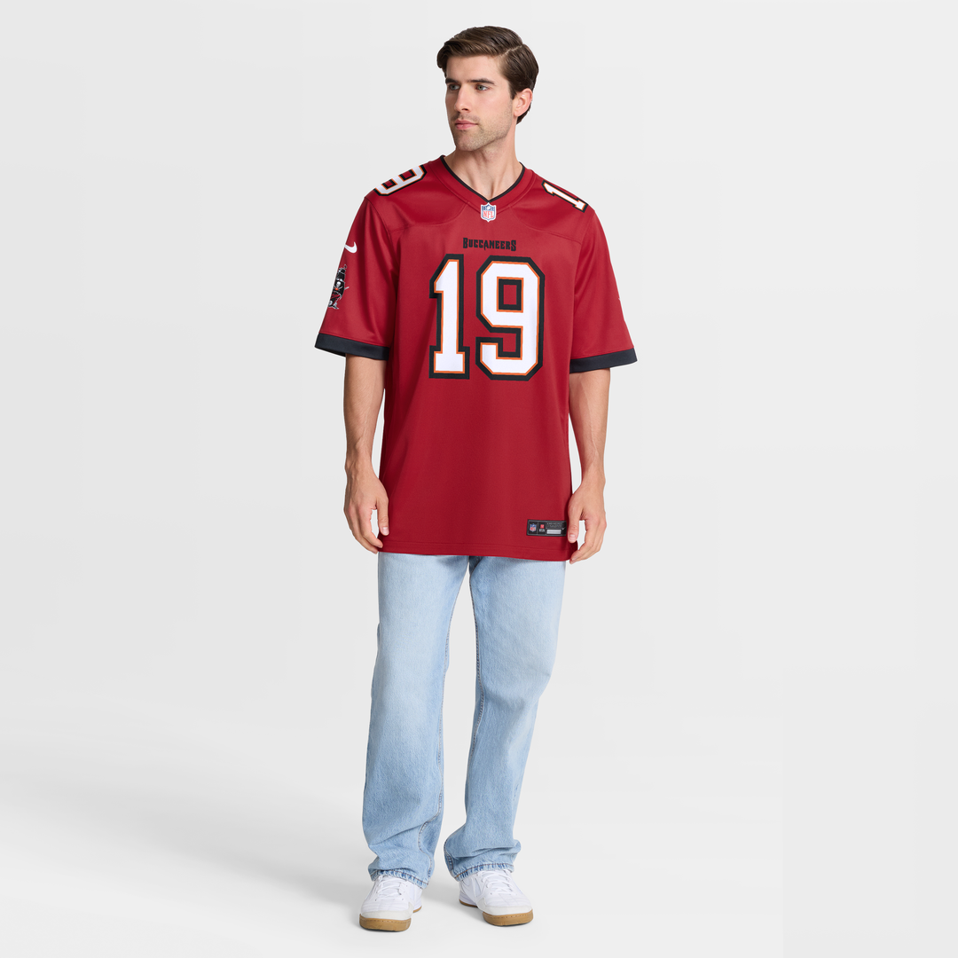Men's Tampa Bay Buccaneers Keyshawn Johnson Nike Red Game Retired Player Jersey