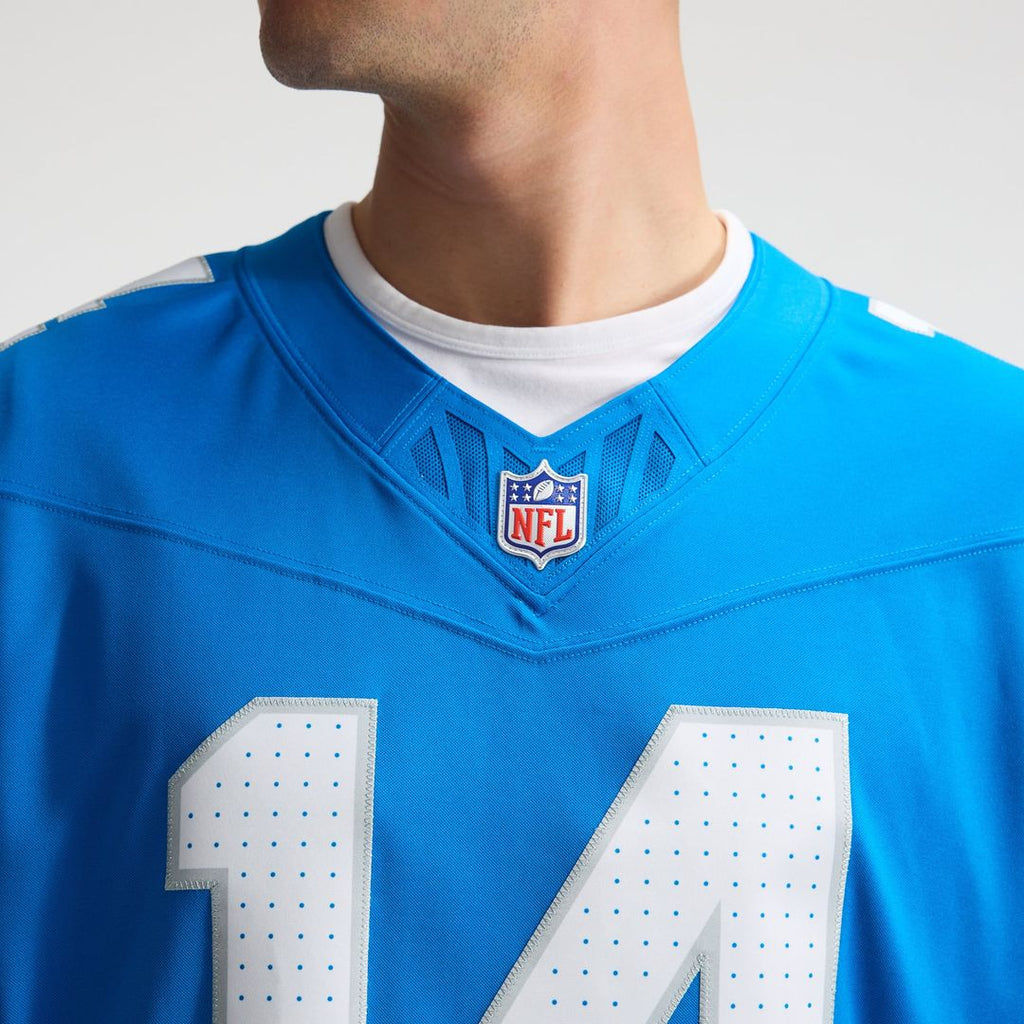 Men's Detroit Lions Amon-Ra St. Brown Nike White Vapor F.U.S.E. Stitched Limited Jersey
