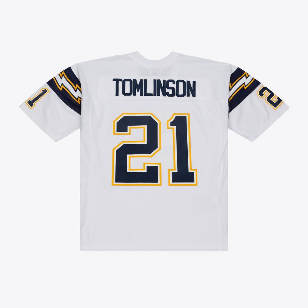 Men's San Diego Chargers LaDainian Tomlinson Mitchell & Ness White 2001 Legacy Replica Player Jersey