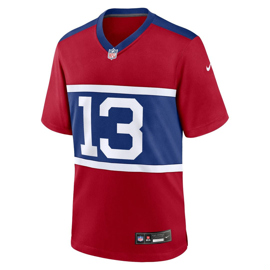 Men's New York Giants Jalin Hyatt Nike Century Red Alternate Player Game Jersey