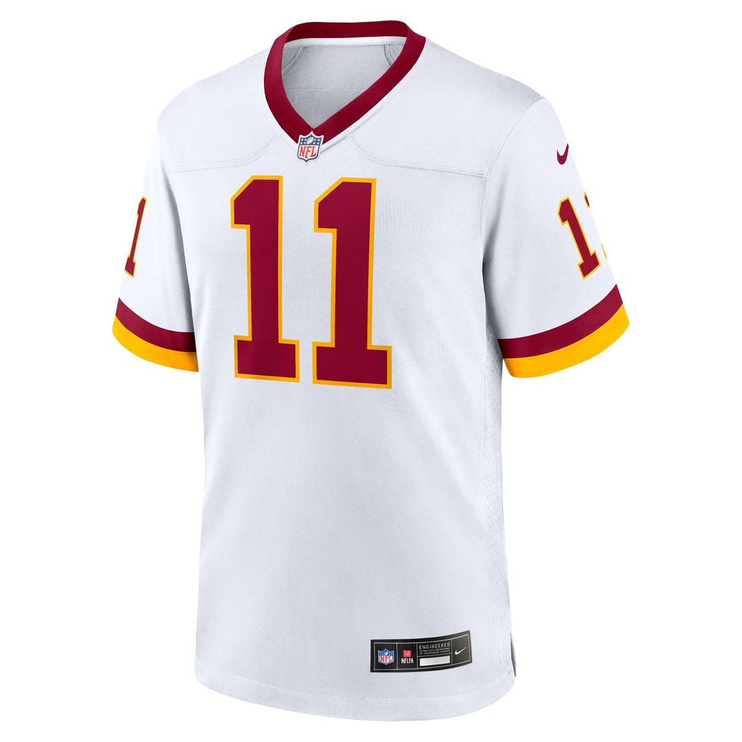 Men's Washington Commanders Luke McCaffrey Nike Black Hail Raiser Alternate Game Jersey