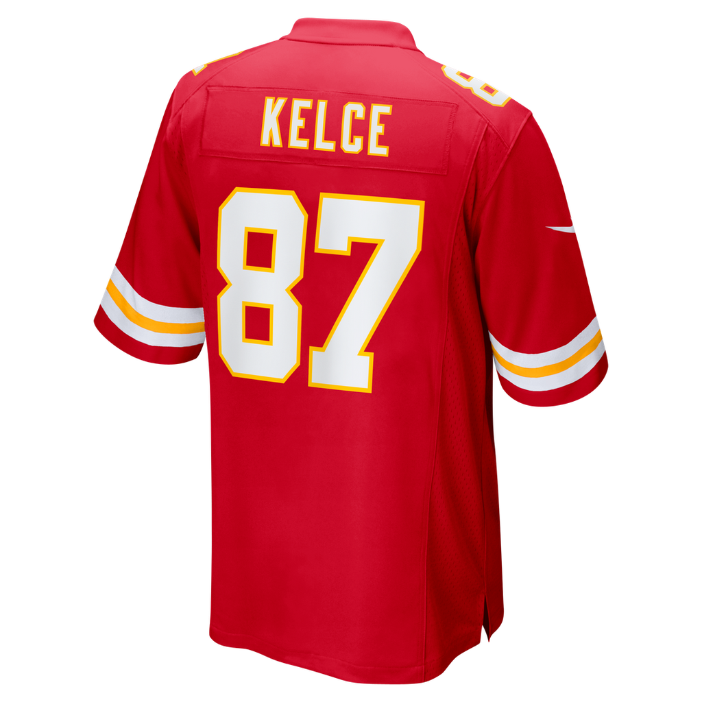 Men's Kansas City Chiefs Travis Kelce Nike Red Game Jersey