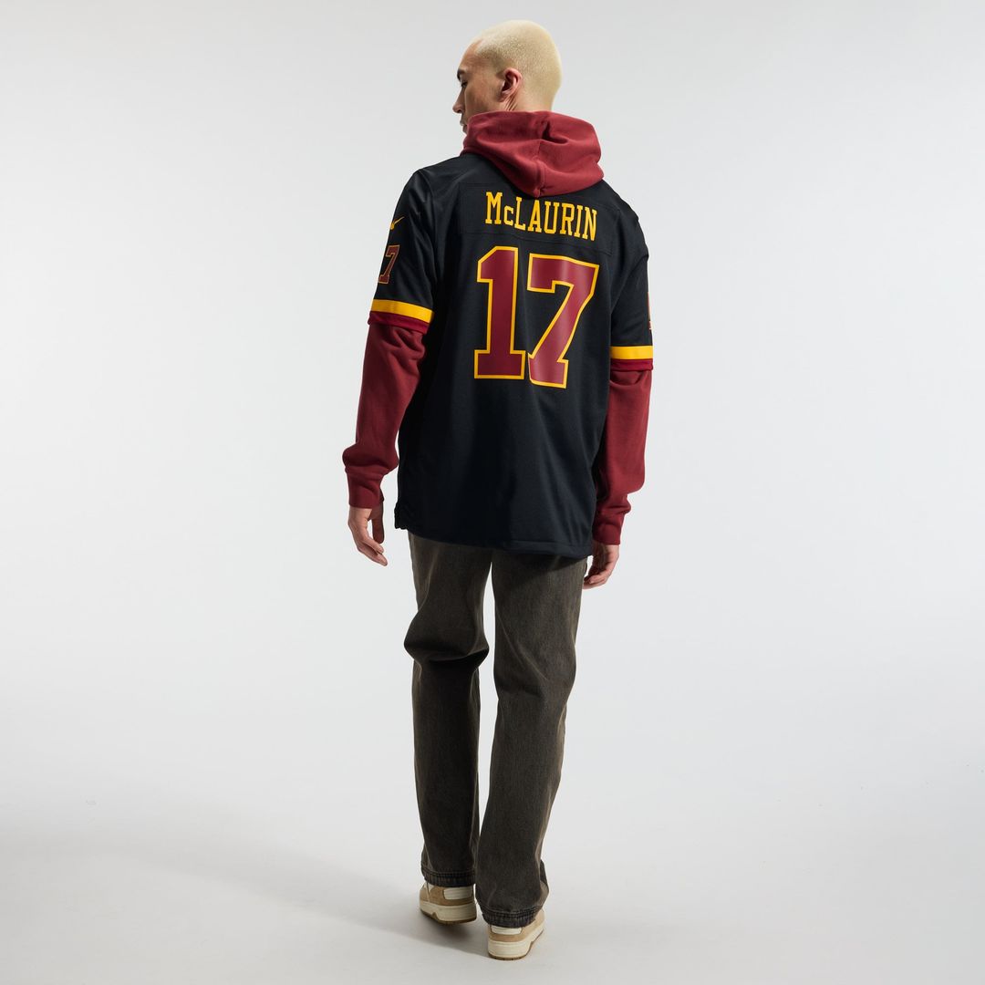 Hail Raiser Men's Washington Commanders Terry McLaurin Nike Black Alternate Game Jersey