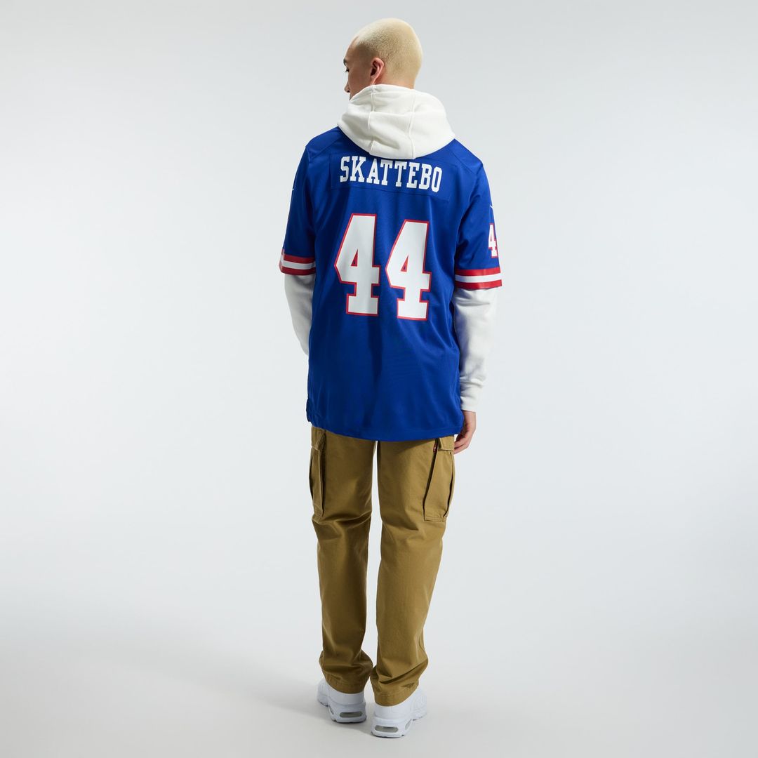 Men's New York Giants Cam Skattebo Nike Royal Alternate 2 Legacy Game Jersey