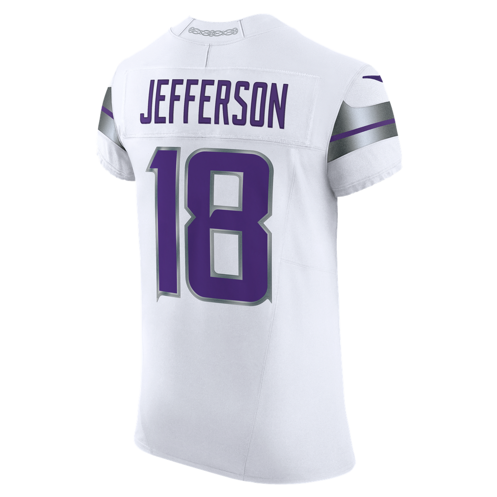Men's Minnesota Vikings Justin Jefferson Nike White Alternate Vapor F.U.S.E. Elite Player Jersey