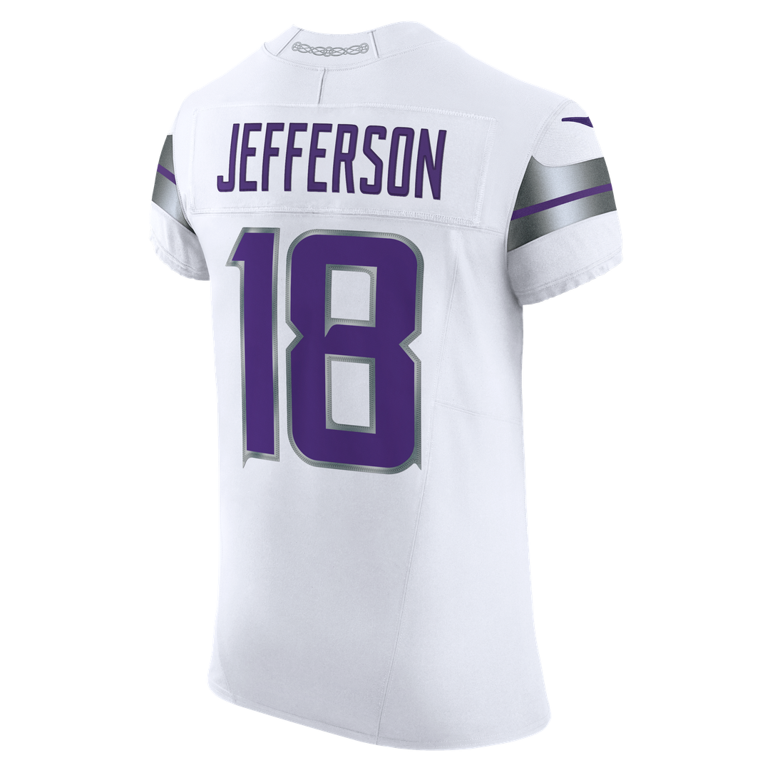 Men's Minnesota Vikings Justin Jefferson Nike White Alternate Vapor F.U.S.E. Elite Player Jersey