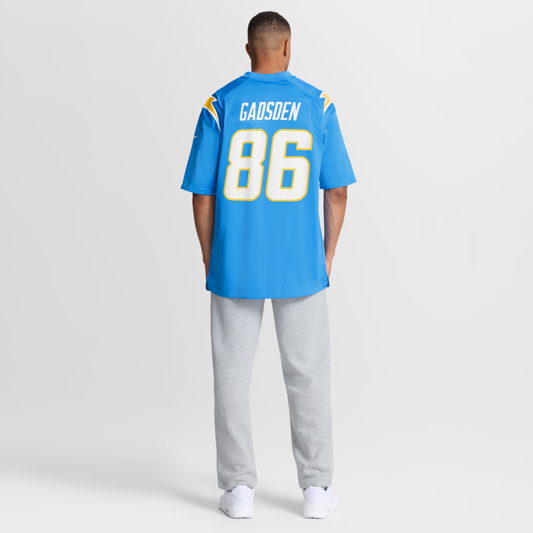 Men's Los Angeles Chargers Oronde Gadsden Nike  Powder Blue Team Game Jersey