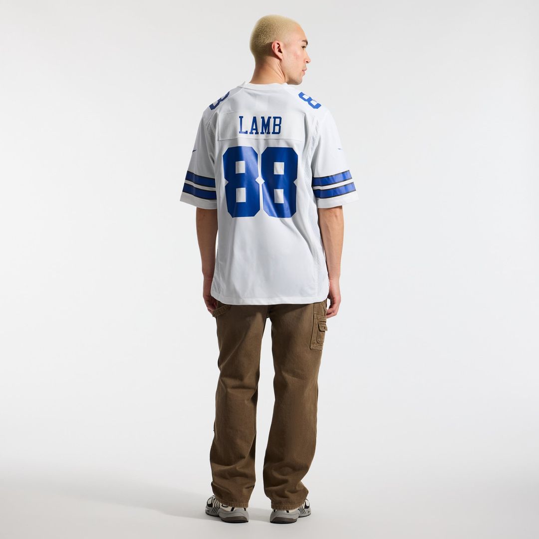 Men's Dallas Cowboys CeeDee Lamb Nike White Game Team Jersey