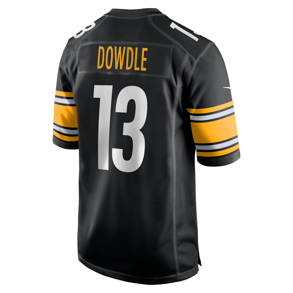 Men's Pittsburgh Steelers Rico Dowdle Nike Black Game Jersey