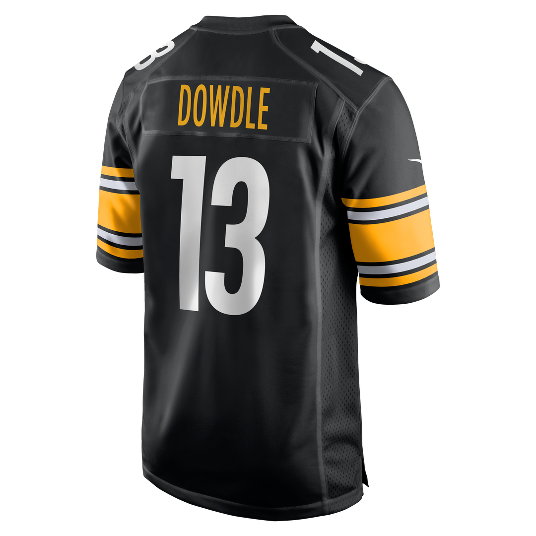 Men's Pittsburgh Steelers Rico Dowdle Nike Black Game Jersey