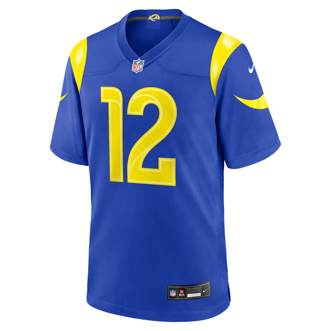 Men's Los Angeles Rams Puka Nacua Nike Classic Sol Game Jersey