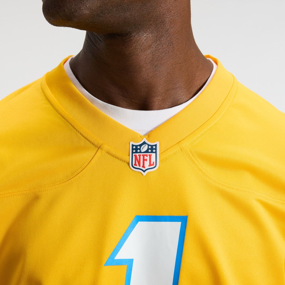 Men's Los Angeles Chargers Quentin Johnston Nike Powder Blue  Game Player Jersey