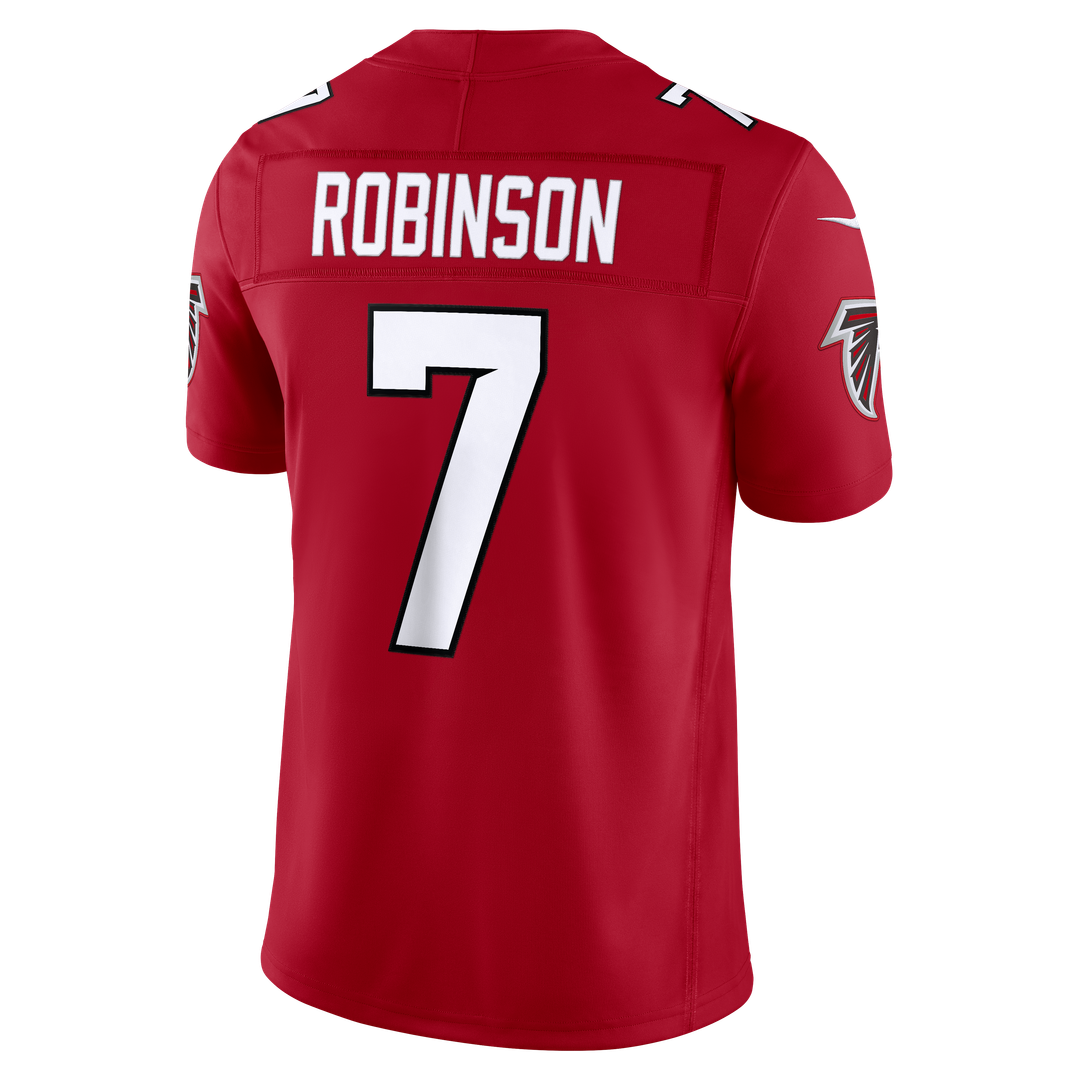Men's Atlanta Falcons Bijan Robinson Nike Black Alternate Throwback Vapor F.U.S.E. Stitched Limited Jersey