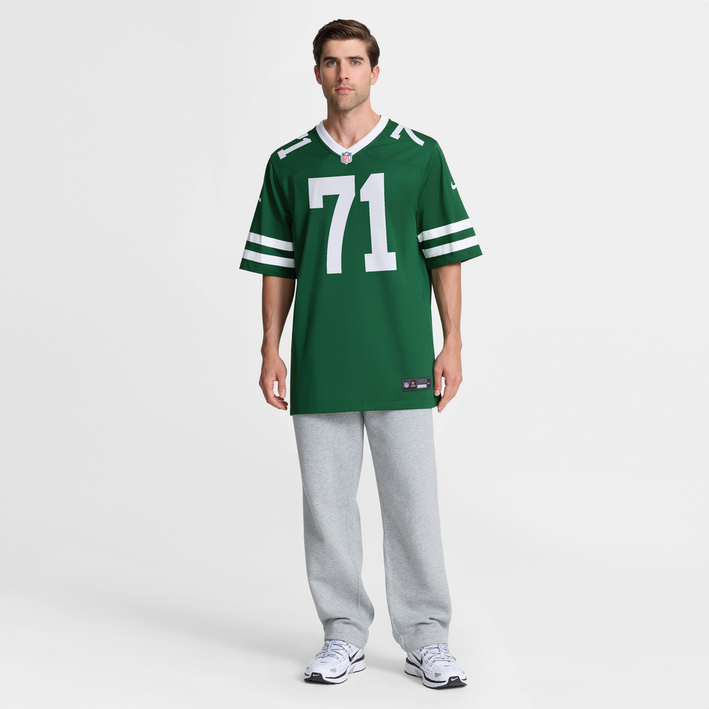 Men's New York Jets Josh Myers Nike Legacy Green Team Game Jersey