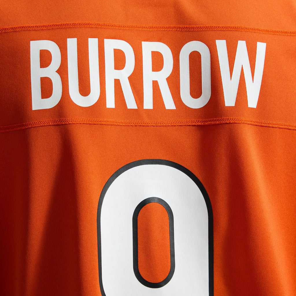 Men's Cincinnati Bengals Joe Burrow Nike Orange Alternate Game Jersey