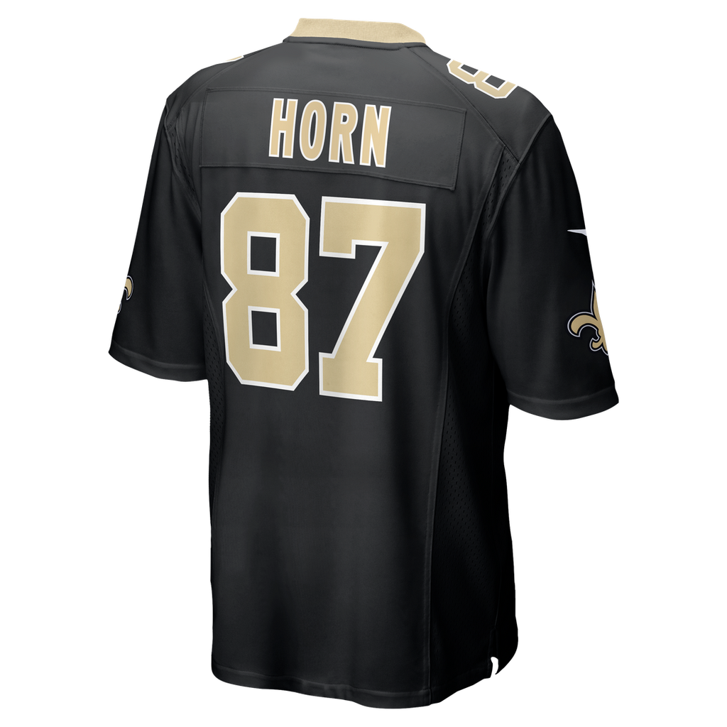 Men's New Orleans Saints Joe Horn Nike Black Game Retired Player Jersey