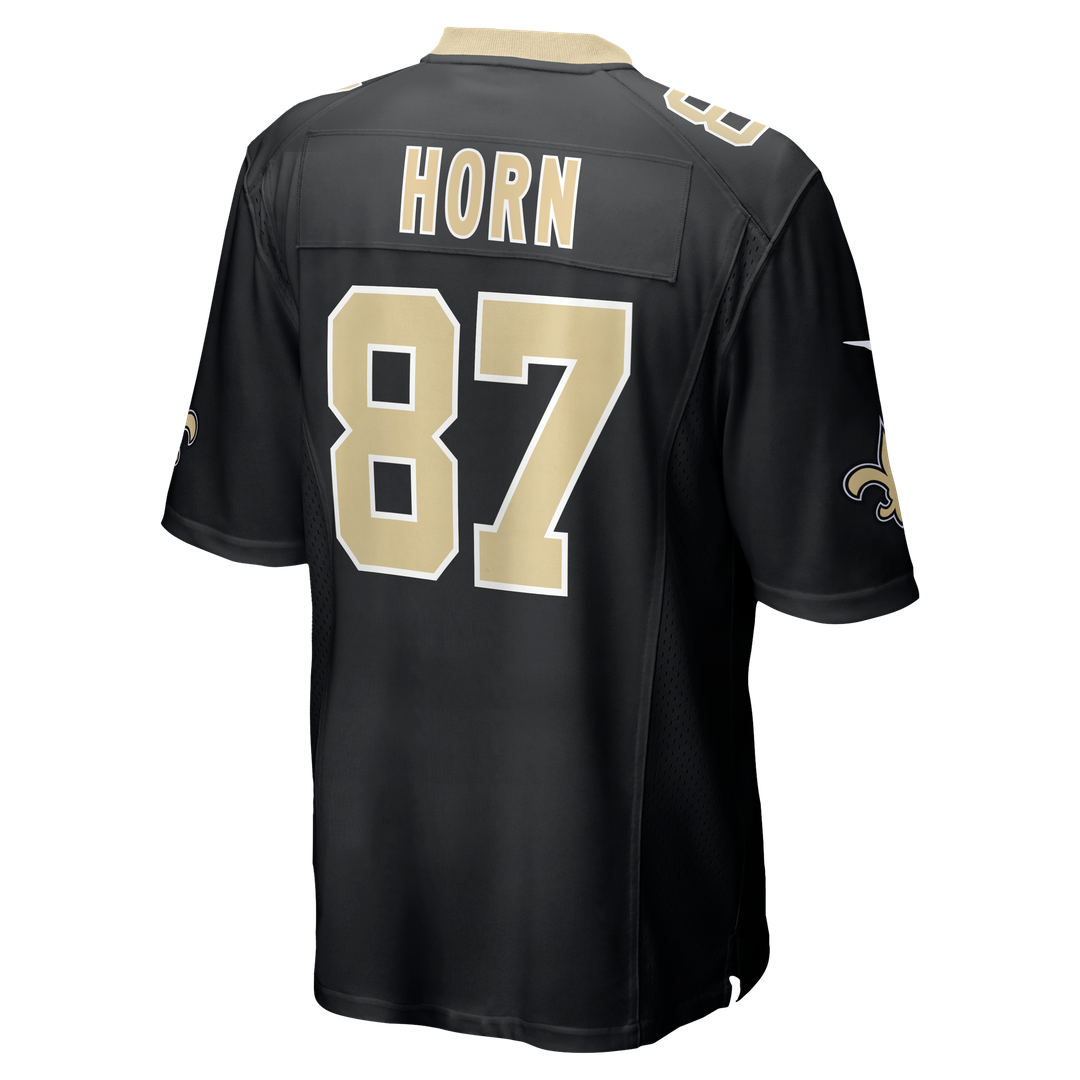 Men's New Orleans Saints Joe Horn Nike Black Game Retired Player Jersey