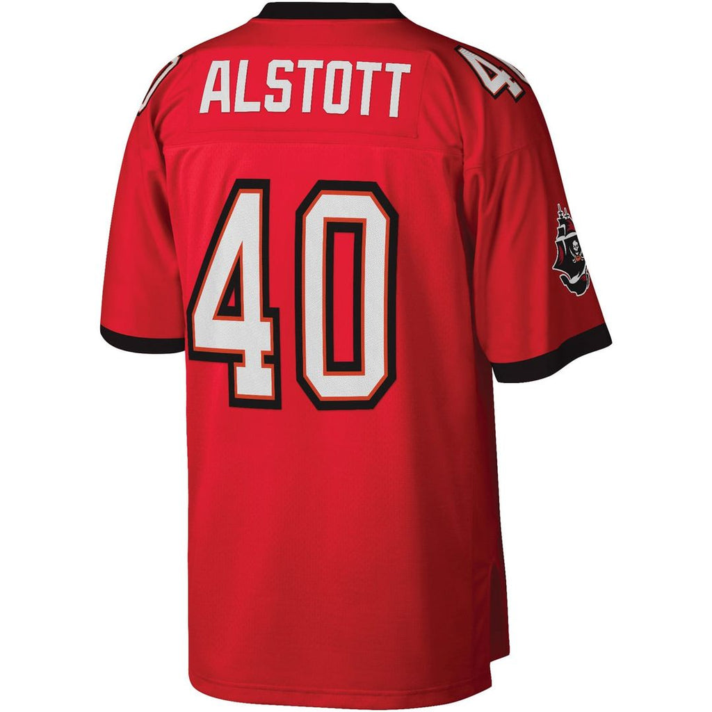 Men's Tampa Bay Buccaneers Mike Alstott Mitchell & Ness Red Legacy Replica Jersey