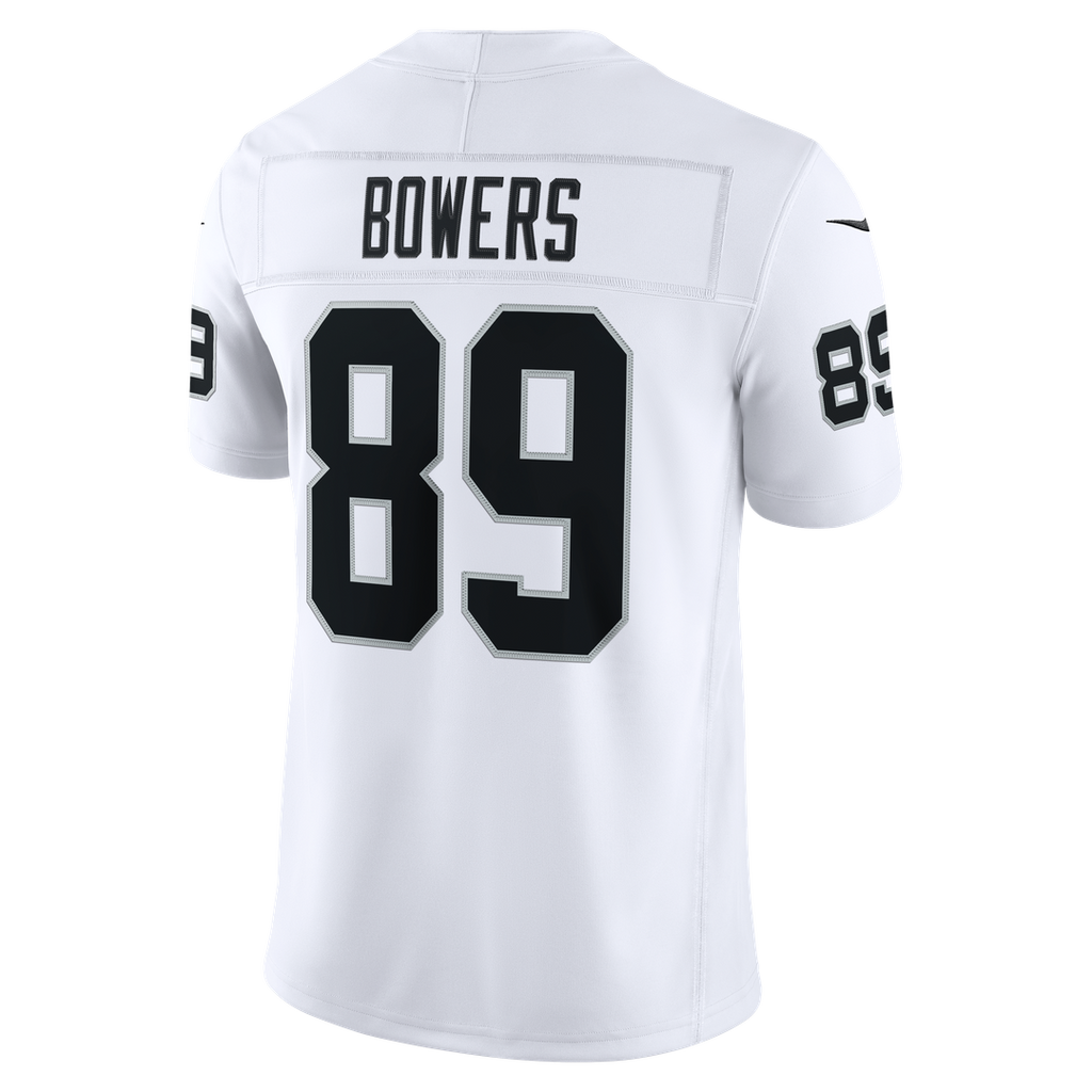 Men's Las Vegas Raiders Brock Bowers Nike White Vapor F.U.S.E. Stitched Limited Jersey