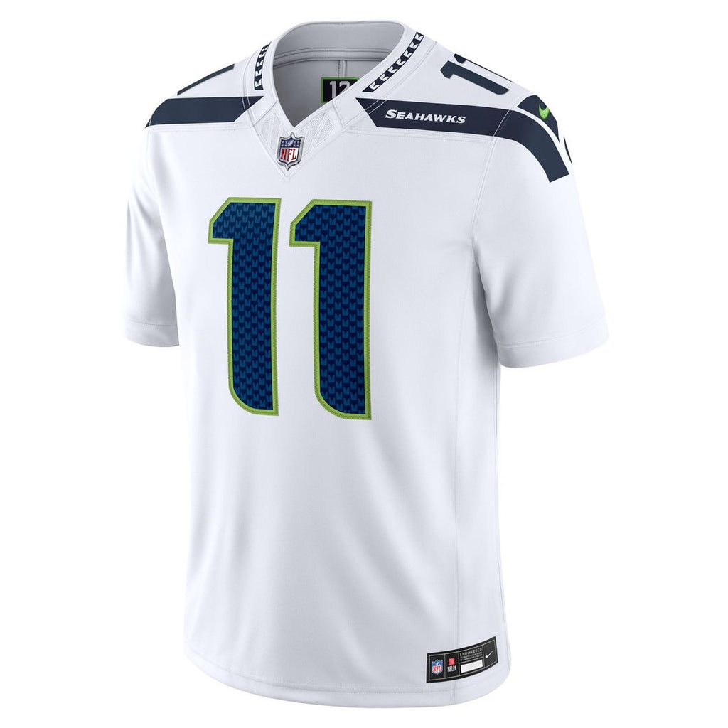 Men's Seattle Seahawks Jaxon Smith-Njigba Nike College Navy Team Vapor F.U.S.E. Stitched Limited Jersey