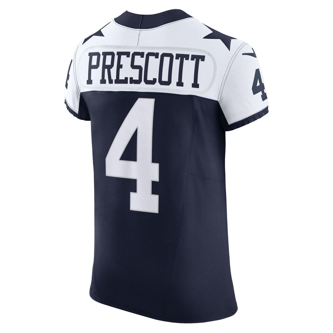 Men's Dallas Cowboys Dak Prescott Nike Navy Alternate Vapor F.U.S.E. Elite Jersey