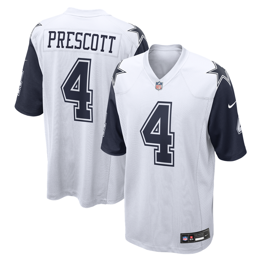 Men's Dallas Cowboys Dak Prescott Nike Navy Alternate Game Team Jersey