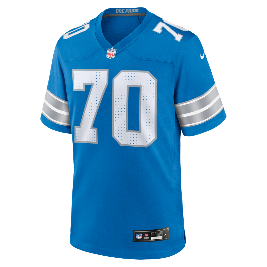 Men's Detroit Lions Juice Scruggs Nike  Blue Team Game Jersey
