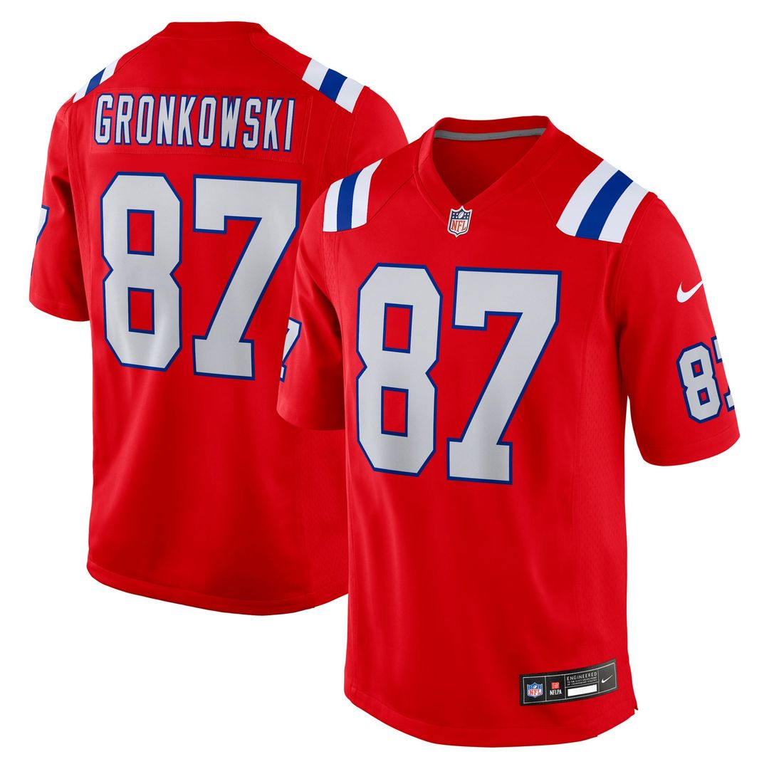 Men's New England Patriots Rob Gronkowski Nike  Navy Team Retired Player Game Jersey