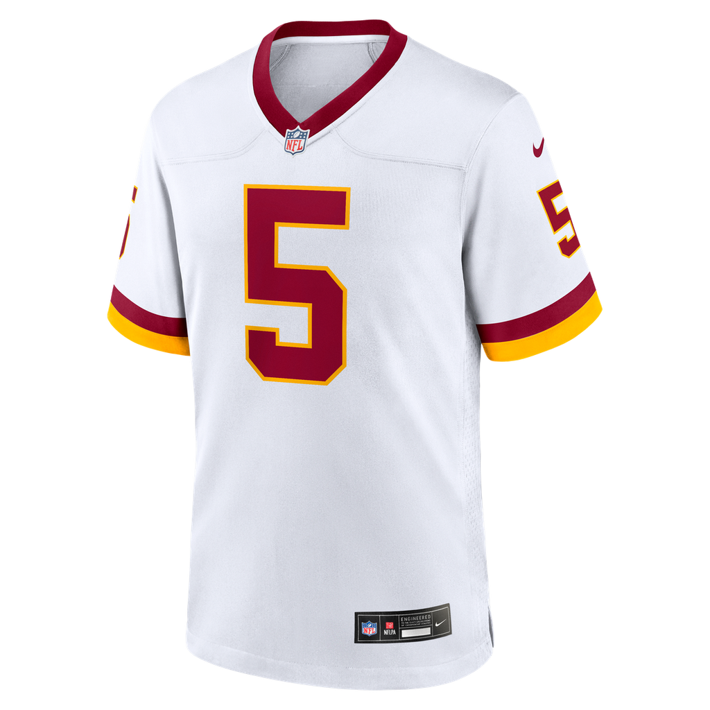 Hail Raiser Men's Washington Commanders Jayden Daniels Nike Black Alternate Game Jersey