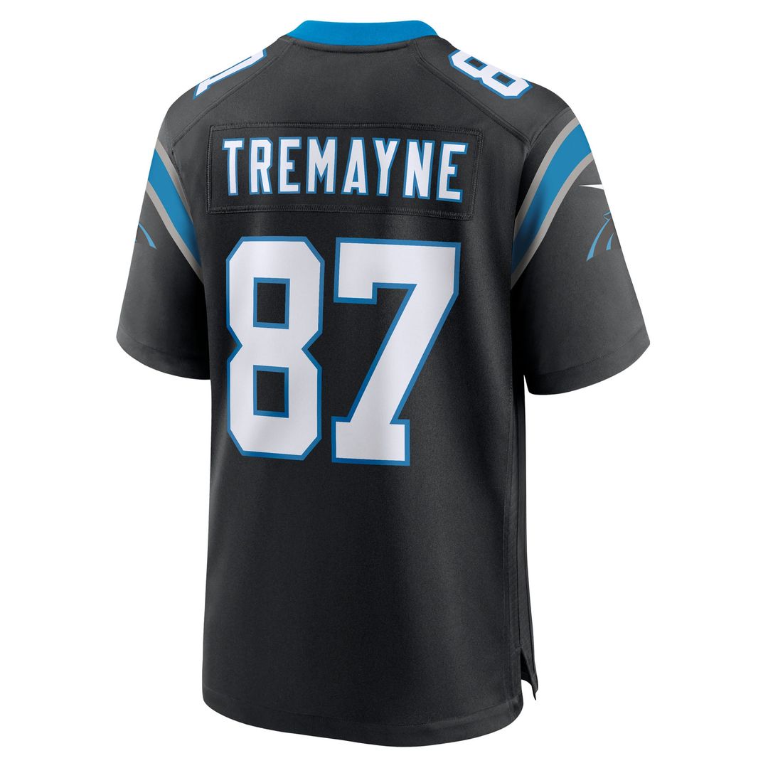 Men's Carolina Panthers Brycen Tremayne Nike  Black Team Game Jersey
