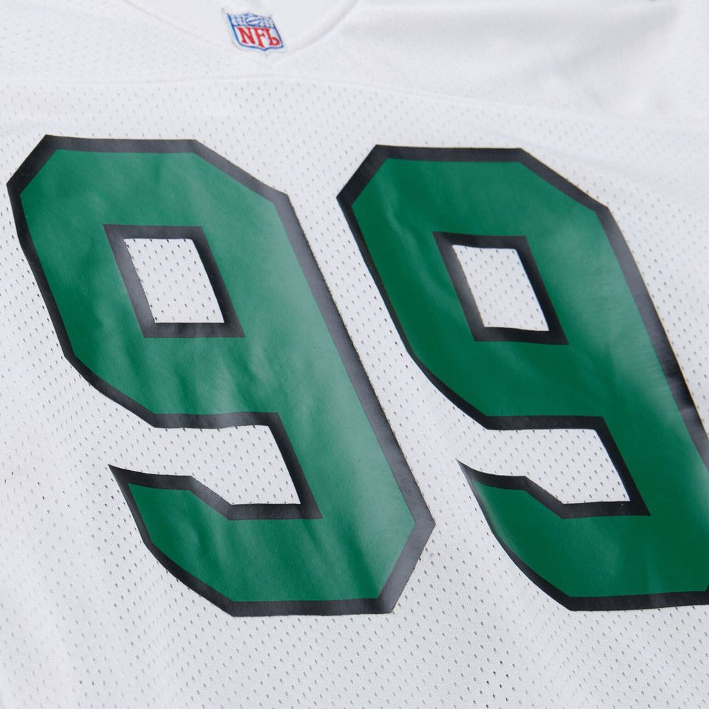 Men's Philadelphia Eagles Jerome Brown Mitchell & Ness White 1991 Authentic Throwback Retired Player Jersey