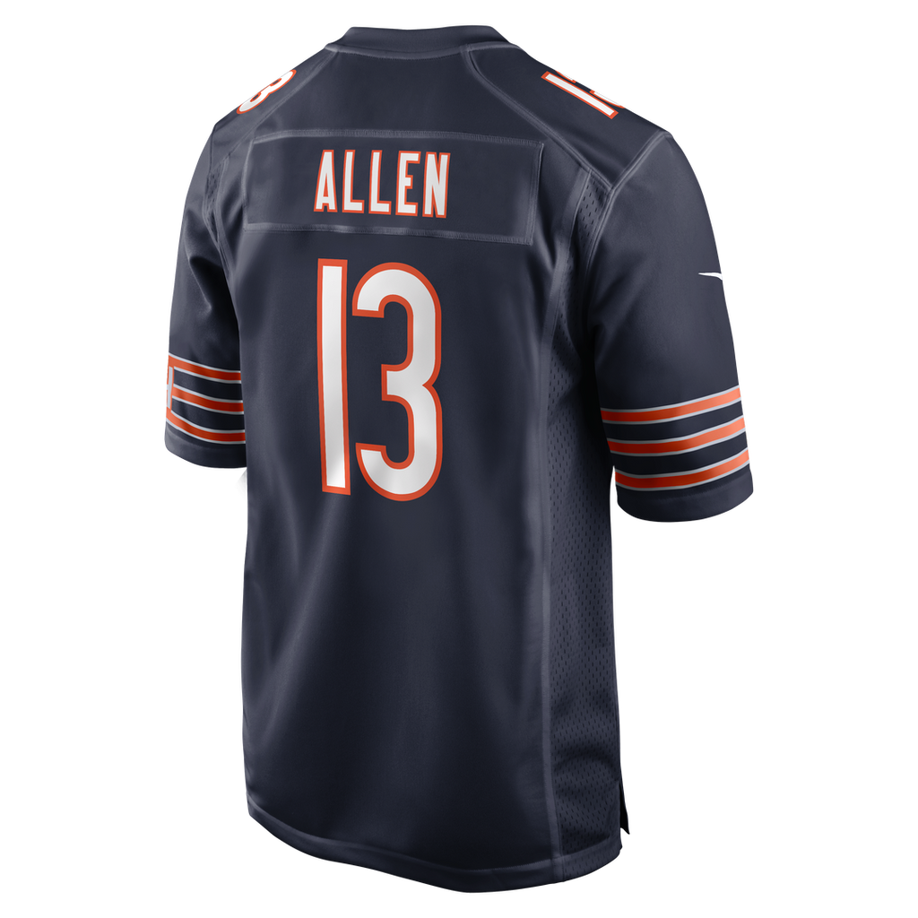 Men's Chicago Bears Keenan Allen Nike  Navy Team Game Jersey
