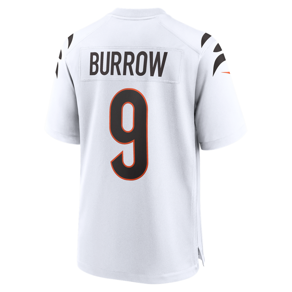 Men's Cincinnati Bengals Joe Burrow Nike White Game Jersey