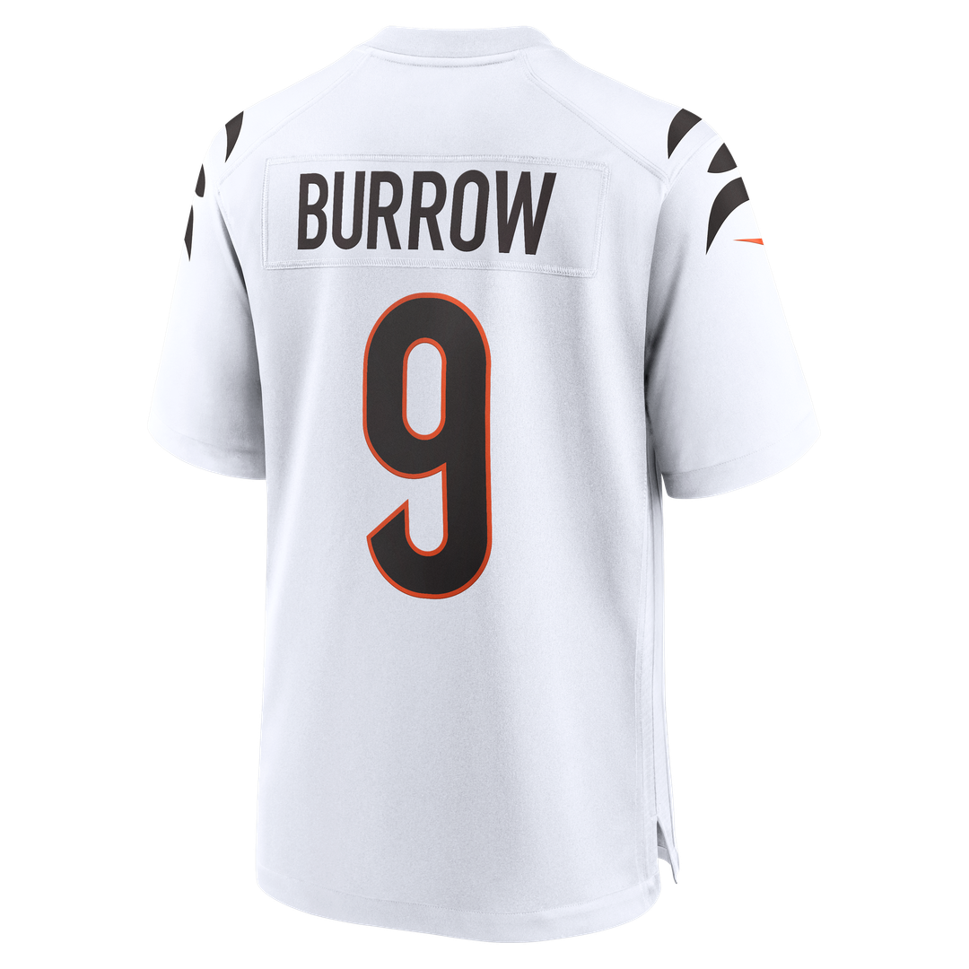 Men's Cincinnati Bengals Joe Burrow Nike White Game Jersey