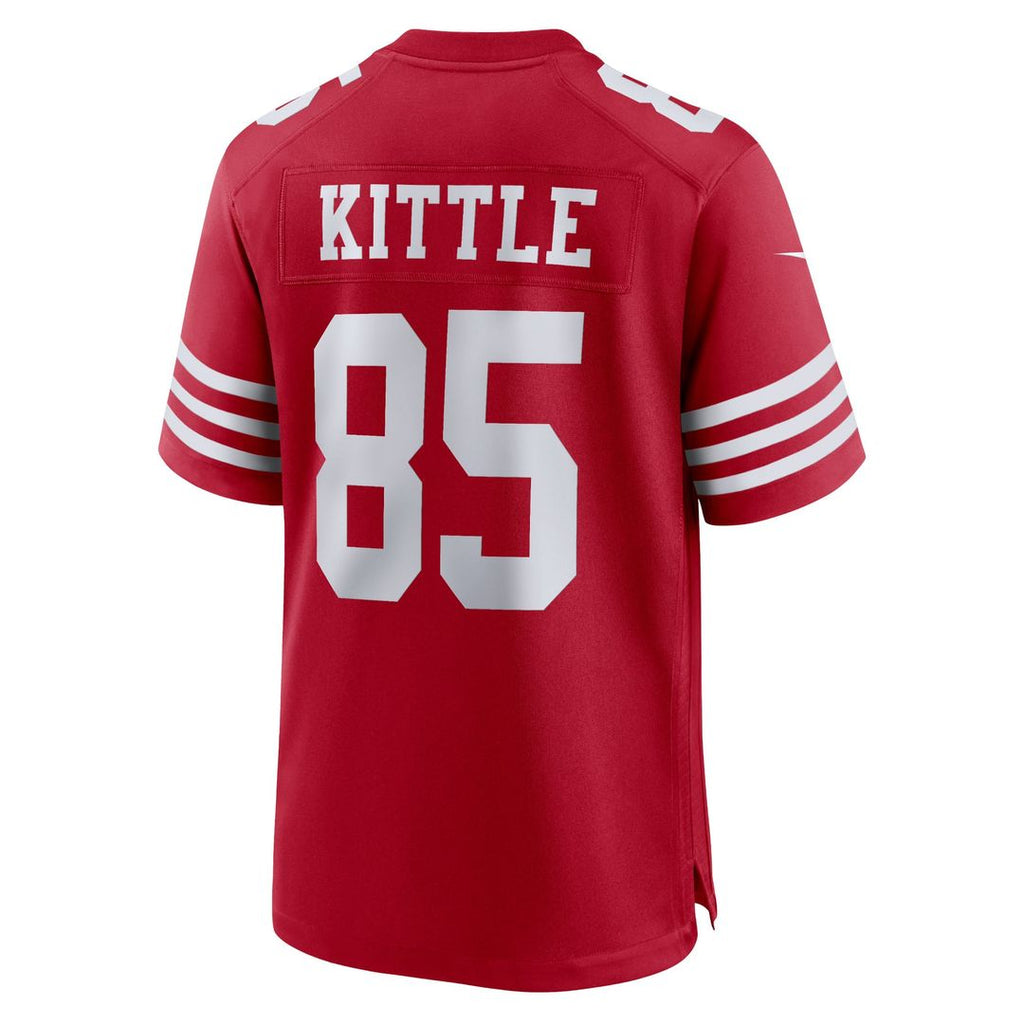 Men's San Francisco 49ers George Kittle Nike White Player Game Jersey