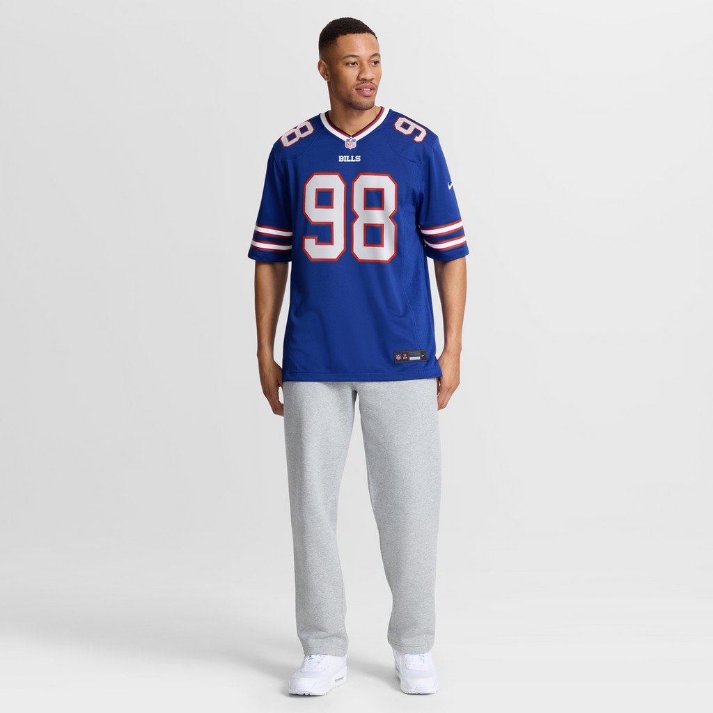 Men's Buffalo Bills T.J. Sanders Nike  Royal Team Game Jersey