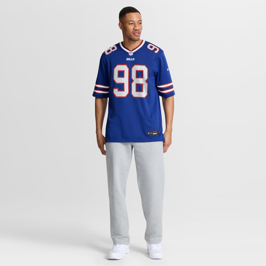 Men's Buffalo Bills T.J. Sanders Nike  Royal Team Game Jersey
