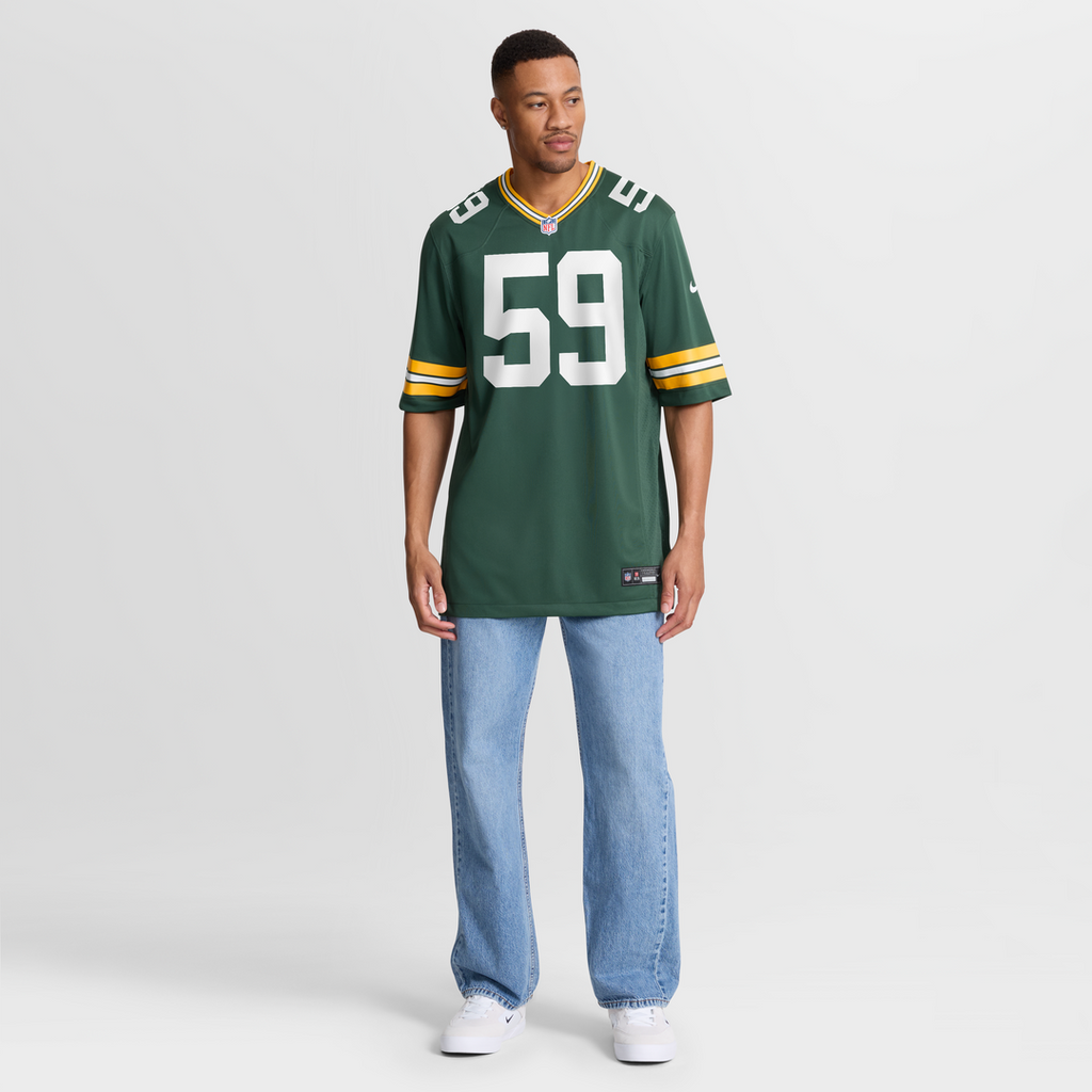 Men's Green Bay Packers Ty'Ron Hopper Nike  Green  Game Jersey