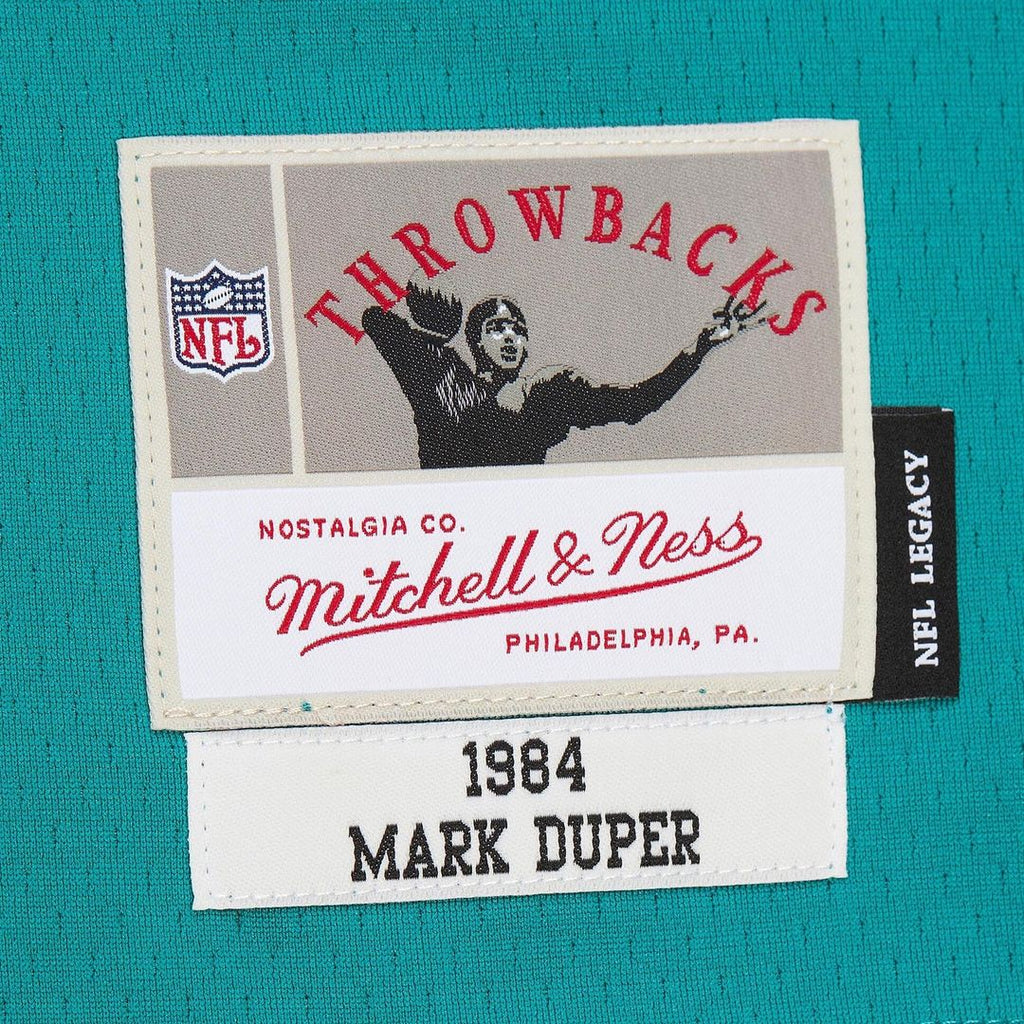 Men's Miami Dolphins Mark Duper Mitchell & Ness Aqua Legacy Replica Jersey