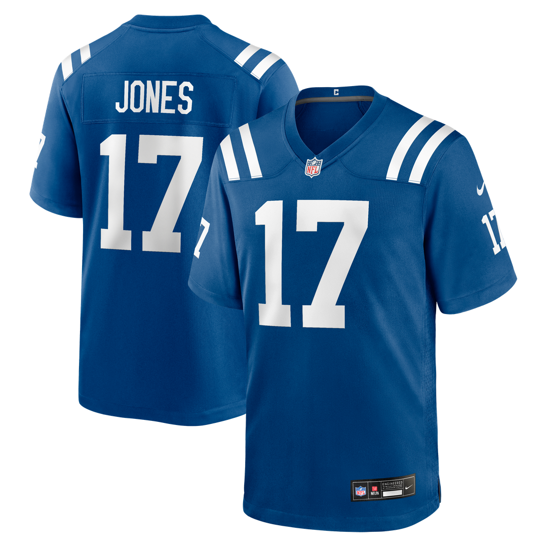 Men's Indianapolis Colts Daniel Jones Nike  Royal Team Game Jersey