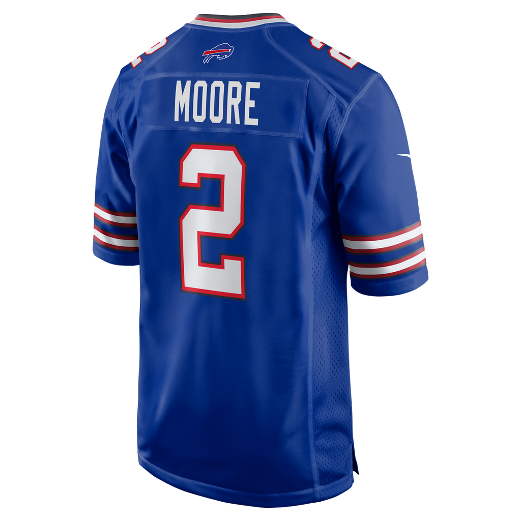 Men's Buffalo Bills D.J. Moore Nike Royal Game Jersey