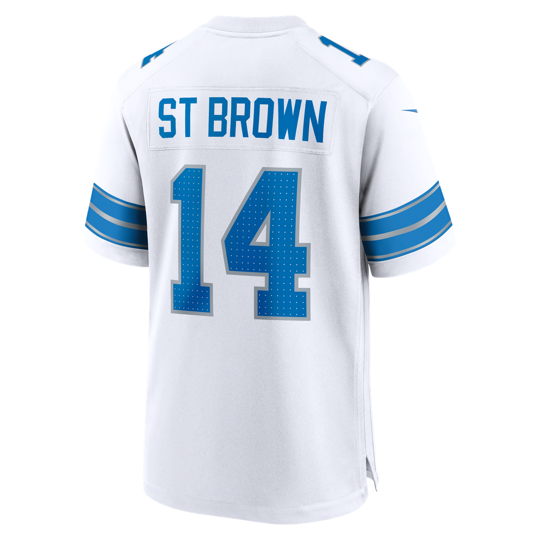 Men's Detroit Lions Amon-Ra St. Brown Nike Black 2nd Alternate Game Jersey