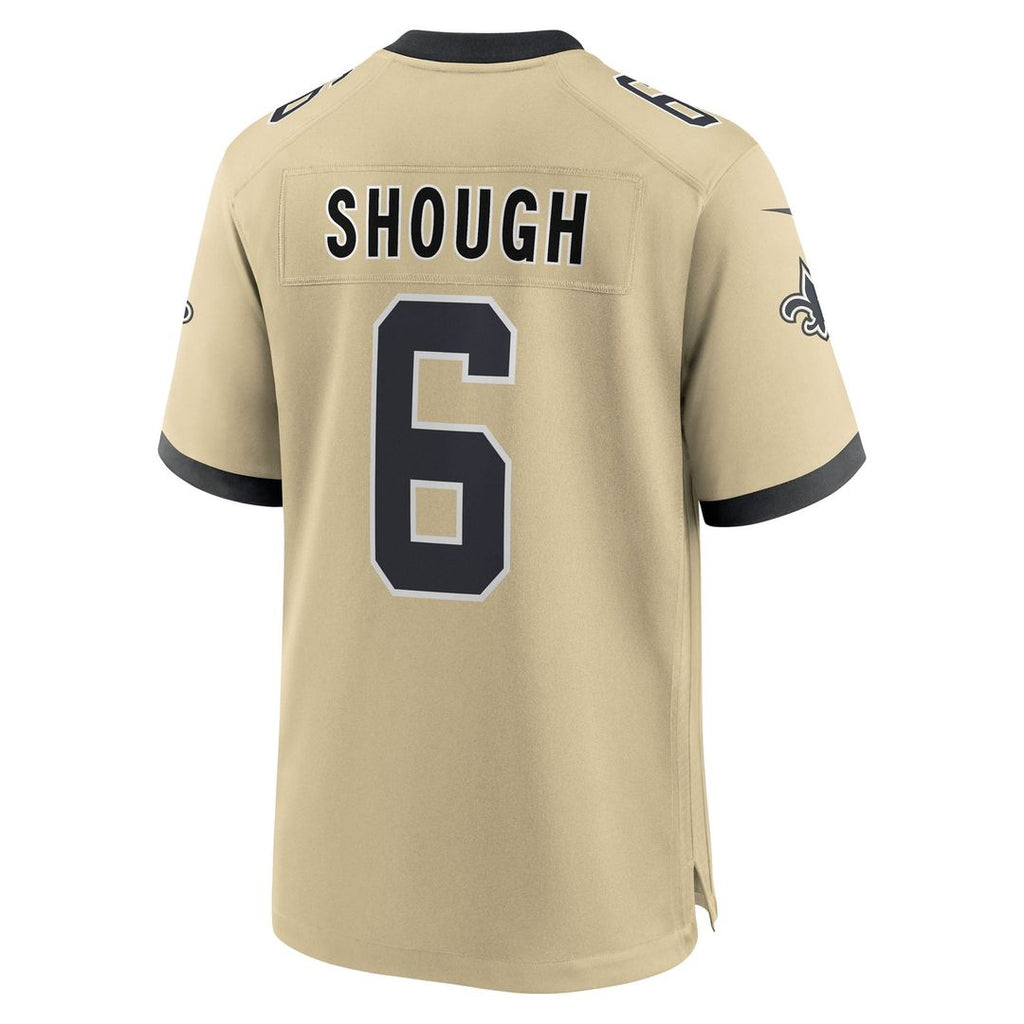 Men's New Orleans Saints Tyler Shough Nike White Game Player Jersey
