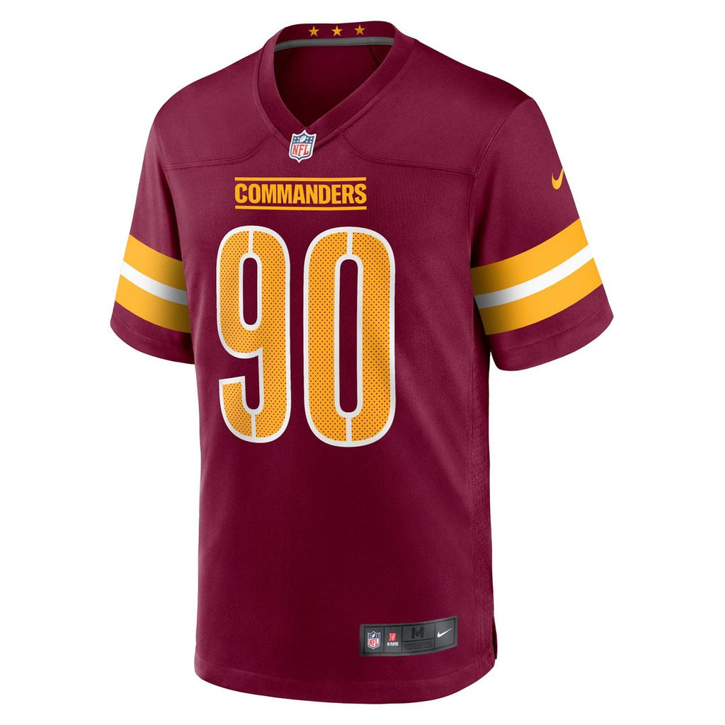Men's Washington Commanders Javontae Jean-Baptiste Nike  Burgundy  Game Jersey